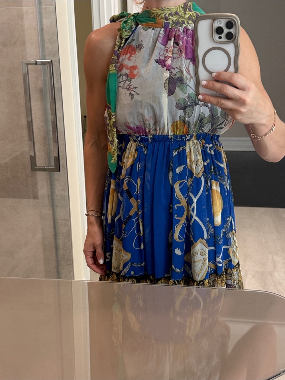 Floral summer Midi Dress with Print 
Dolce & Gabbana